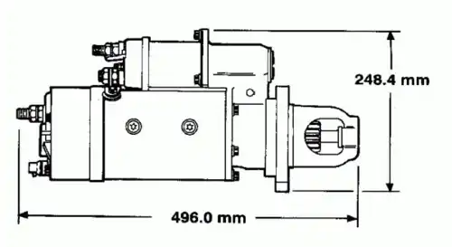 Стартер DELCO REMY 1990475