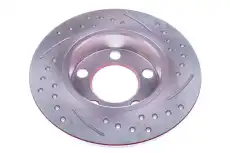 Тормозной диск DENCKERMANN B130200S полный, перфорированный ,