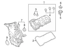 Прокладка клапанной крышки FORD ML3Z-6584-G