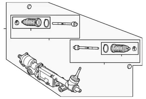 GEAR ASY - STEERING KL3Z3504N FORD