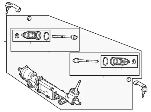GEAR ASY - STEERING KL3Z3504P FORD