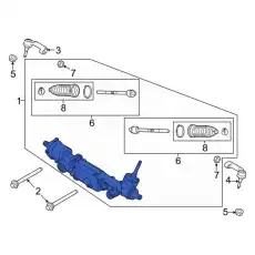 GEAR ASY - STEERING KL3Z-3504-Q FORD