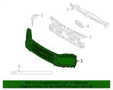 Решетка радиатора FORD M1PZ-8200-AA