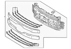 Решетка радиатора FORD JC3Z8200FB
