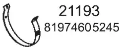 Хомут глушителя HOBI 21193