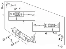 Рулевая тяга FORD ML3Z3280B
