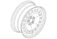 WHEEL ASY M1PZ1015A FORD