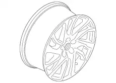 WHEEL ASY MJ7Z1007C FORD