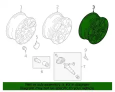 WHEEL ASY GN1Z1007AH FORD