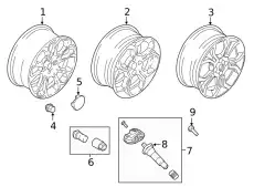 WHEEL ASY GN1Z1007AH FORD