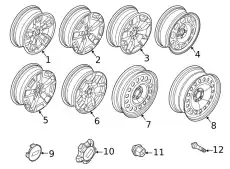 WHEEL ASY M1PZ1007D FORD