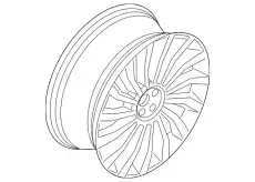 WHEEL ASY KA1Z1007J FORD