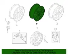 WHEEL ASY MJ7Z1007E FORD
