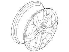 WHEEL ASY LJ8Z1007B FORD