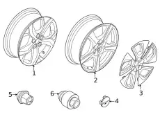 WHEEL ASY LJ8Z1007B FORD