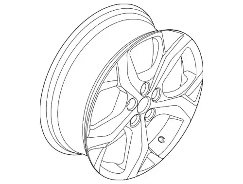WHEEL ASY LJ8Z1007B FORD