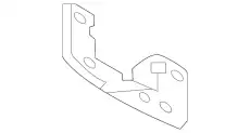 BRACKET - BUMPER MOUNTING LJ9Z17A750A FORD