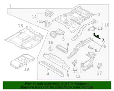 BRACKET - BUMPER MOUNTING LJ9Z17A750A FORD