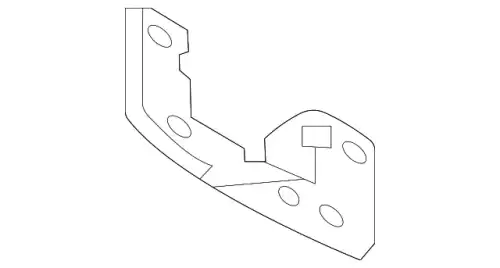 BRACKET - BUMPER MOUNTING LJ9Z17A750A FORD