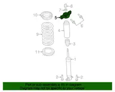 BRACKET - SHOCK ABSORBER FR3Z-18A161-M FORD