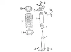 BRACKET - SHOCK ABSORBER FR3Z-18A161-M FORD