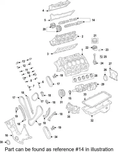 Распредвал FORD ML3Z6250D