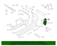 CAP - BUMPER END LK4Z17F774FD FORD