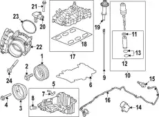 MANIFOLD ASY - INLET ML3Z9424E FORD