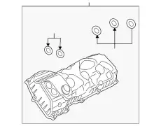 COVER - CYLINDER HEAD HL3Z-6582-G FORD