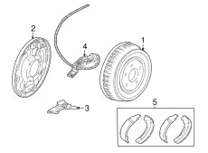 Тормозные колодки дисковые FORD LU2Z-2V200-F
