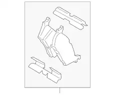 PAD - BRAKE ML3Z-2200-B FORD
