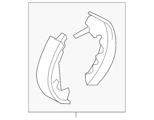 Тормозные колодки дисковые FORD LU2Z-2V200-J