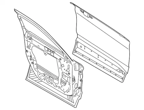 DOOR ASY - FRONT LC5Z7820124B FORD