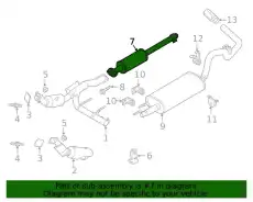 EXTENSION - EXHAUST PIPE ML3Z5A212D FORD
