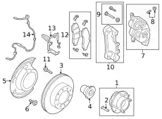 Тормозной диск FORD PC3Z1125A ,