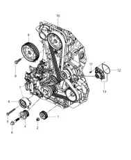 помпа Jeep 68027359AA
