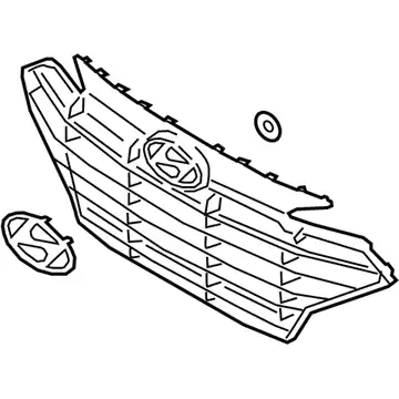 Решетка радиатора HYUNDAI / KIA 86350F2BA0