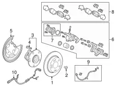 Тормозные колодки дисковые HONDA 43022TLAA11