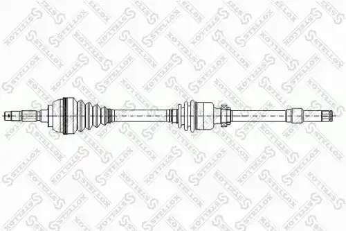 Вал приводной в сборе STELLOX 158 1746-SX