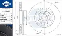 Тормозной диск ROTINGER RT 4573-GL
