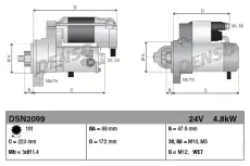 Стартер DENSO DSN2099
