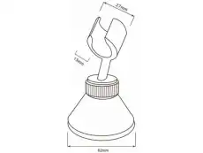 AVSSS054 Держатель для душевой лейки AVSSS-054 AV Engineering