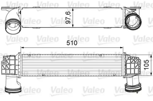 Интеркулер VALEO 818664