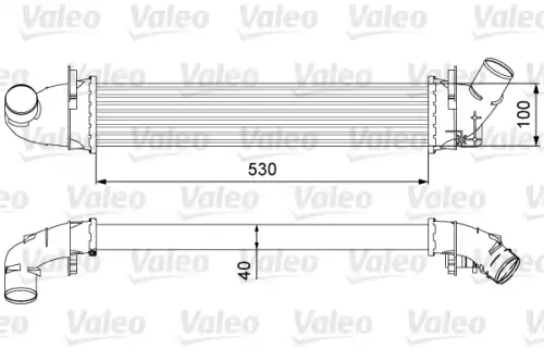 Интеркулер VALEO 818544