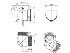 Колено вн. 1, AV Engineering AVE307007