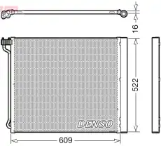 Радиатор кондиционера (конденсатор) DENSO DCN05034