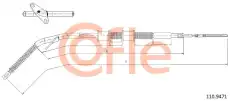 Трос ручного тормоза COFLE 92.10.9471
