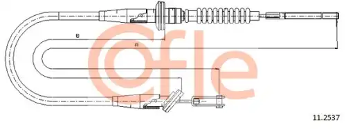 Трос сцепления COFLE 112537