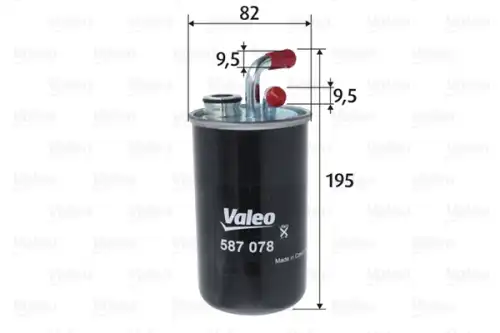 Топливный фильтр VALEO 587078