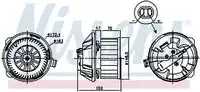 Вентилятор печки 87228 NISSENS